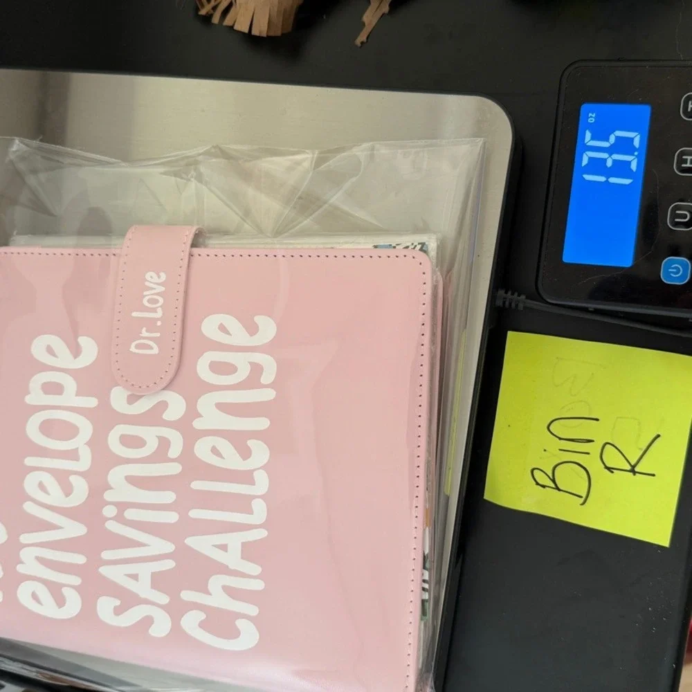 100 Envelope Savings Challenge Binder $5050 Money Budget Planner Pink New